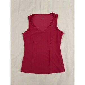 Nike Shirt Womens Small (4-6) Sleeveless Tank Top Athletic Fit Workout Pink